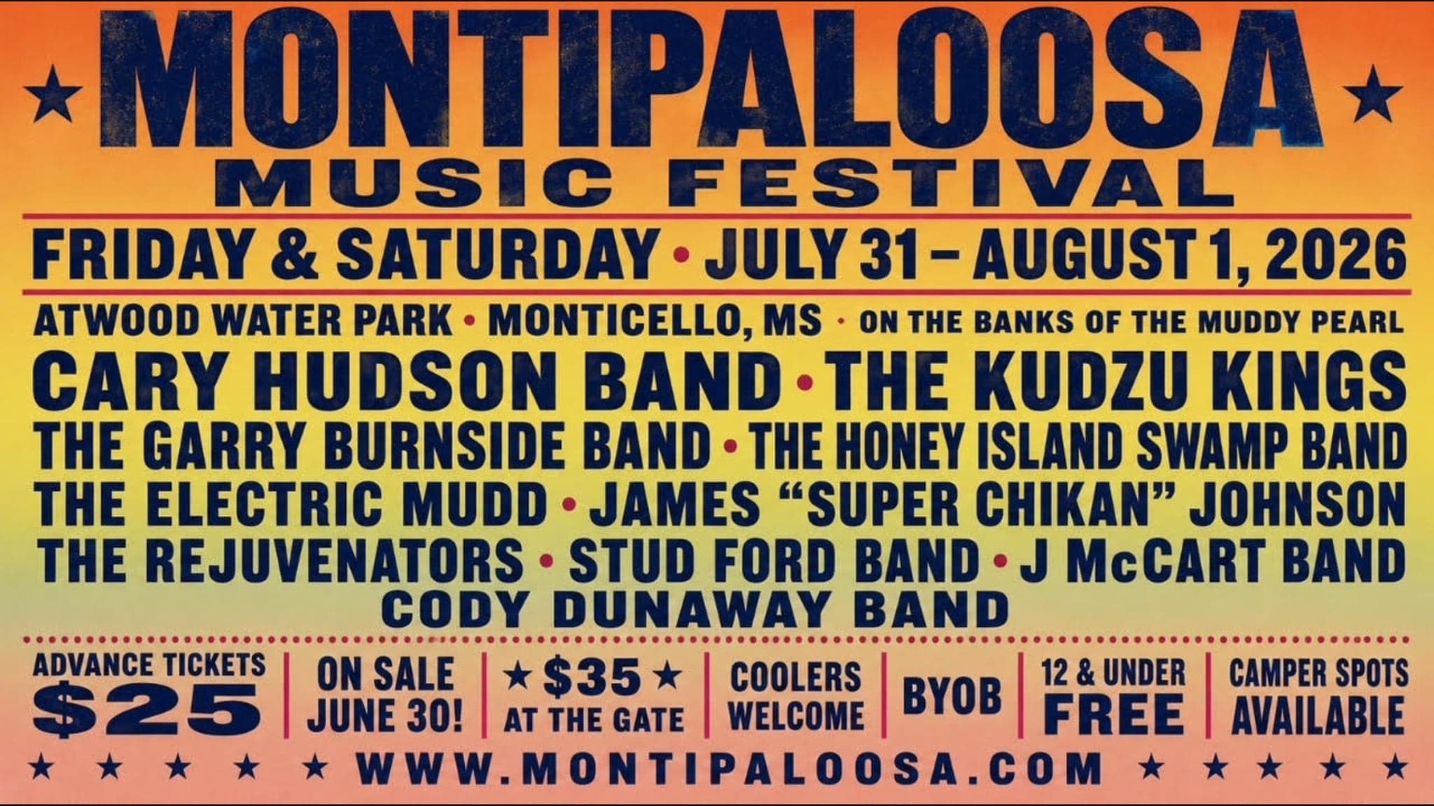 Montipaloosa Music Festival