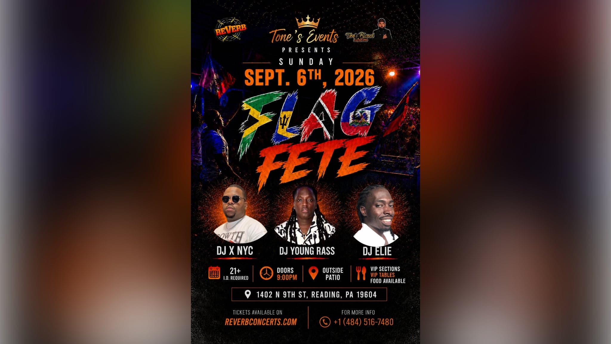 Flag Fete - DJ X NYC + DJ YOUNG RASS + DJ ELIE